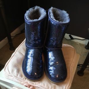 Purple Sparkly UGGs